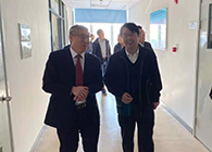 浦东新区管小军副区长一行来EBET易博考察指导事情