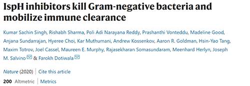 Nature：无惧细菌耐药性的新型抗生素降生了！！！