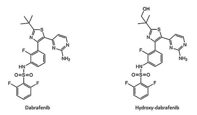 开发并验证新的LC-MS/MS要领，，，用于定量人血浆中达拉非尼及其主要代谢物羟基达拉非尼 (OHD)。本研究中OHD(纯度>99%)通过EBET易博合成