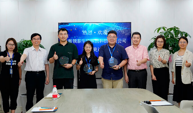 DMPK团队再获客户赞誉，，，领泰生物CEO冯焱博士亲临EBET易博授奖