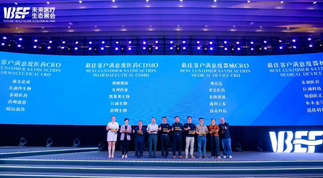 需求启航，，知足抵达 | EBET易博荣膺2024VBEF“最佳客户知足度医药CRO”