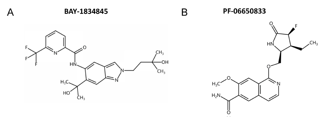 口服IRAK4抑制剂可预防急性呼吸拮据综合征，，本研究中抑制剂通过EBET易博合成