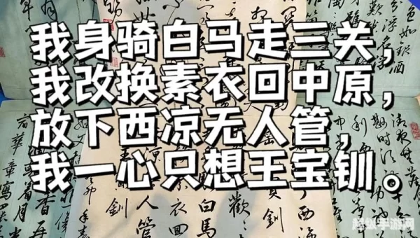我身骑白马走三关